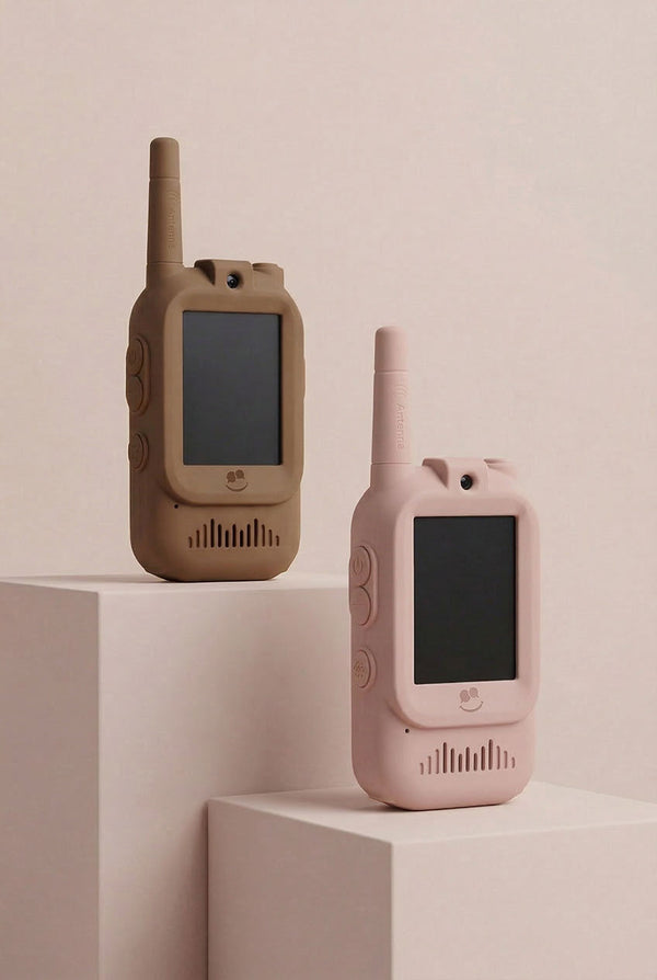 KidTooki - Video Walkie Talkie Pink&Brown