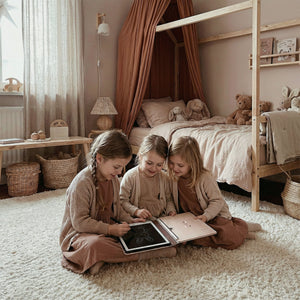 Grafiktablett mit Arbeitskarten zum Zeichnen – KidBook – Rabbit