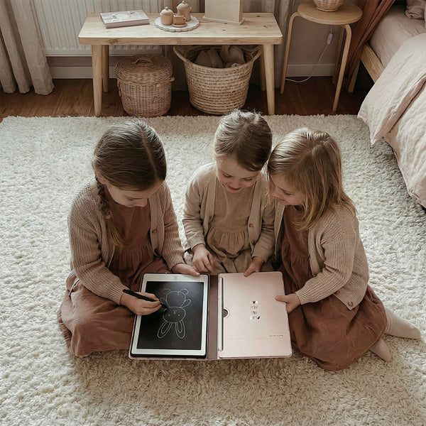 Grafiktablett mit Arbeitskarten zum Zeichnen – KidBook – Rabbit